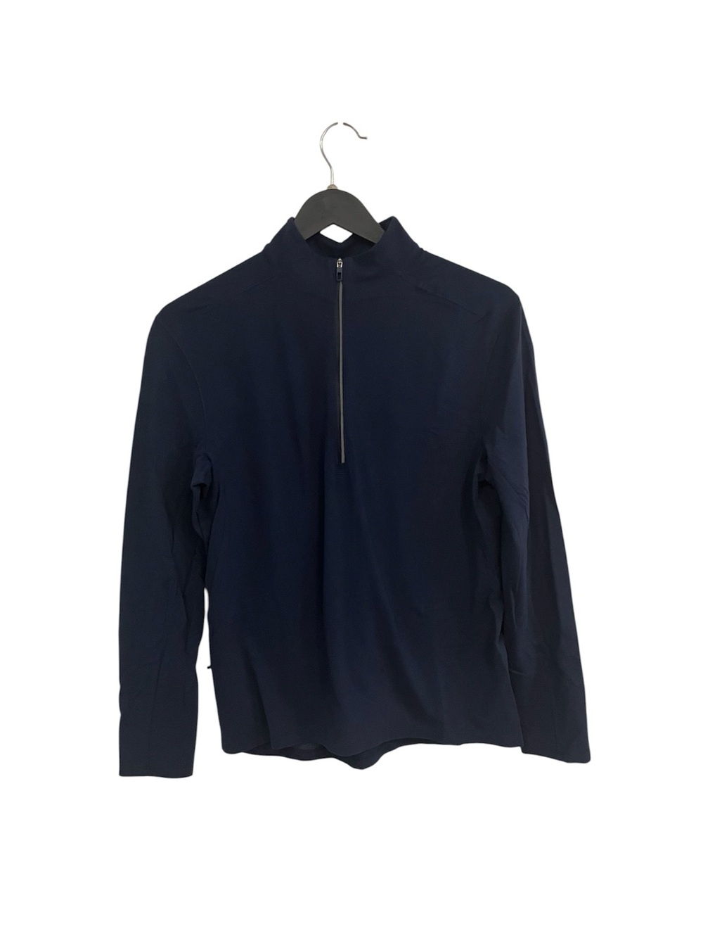 lululemon athletica Men's Navy Half-Zip Mock Neck Sweater